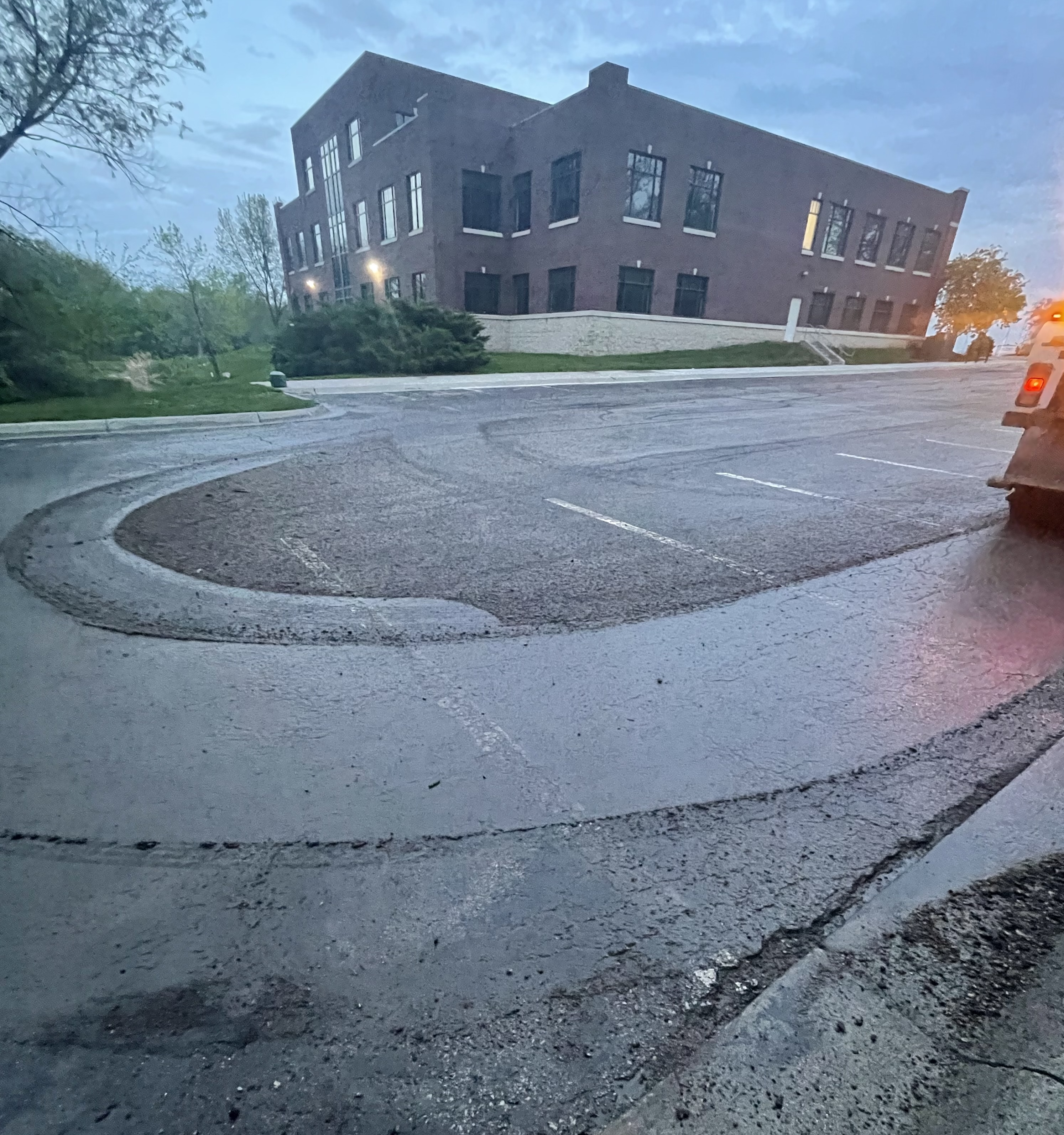Commercial Parking Lot Sweeping